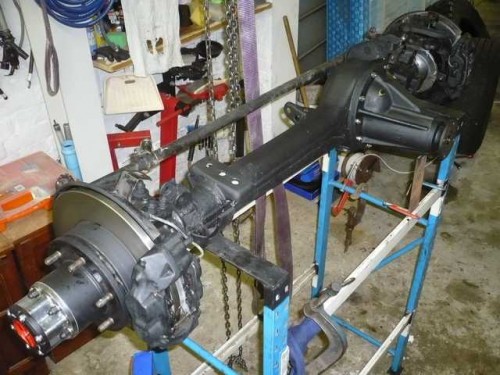 Axle overhaul completed.JPG