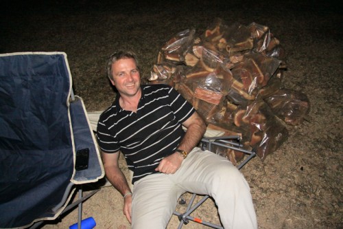 Neil broke the chair after supper.