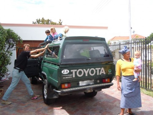 quality control 102....all approve. The verdict is that roof racks were built for kids to have jungle gyms whilst travelling