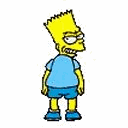 Simpsons Bart Mooning.gif