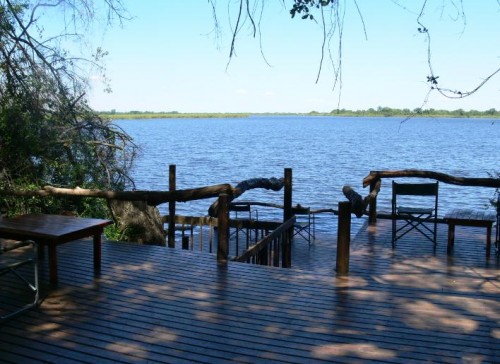 Ongelooflike mooi view vanaf Guma Lagoon Lodge aan die weste kant van die Delta