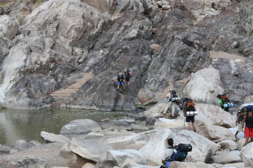 Huge rocks