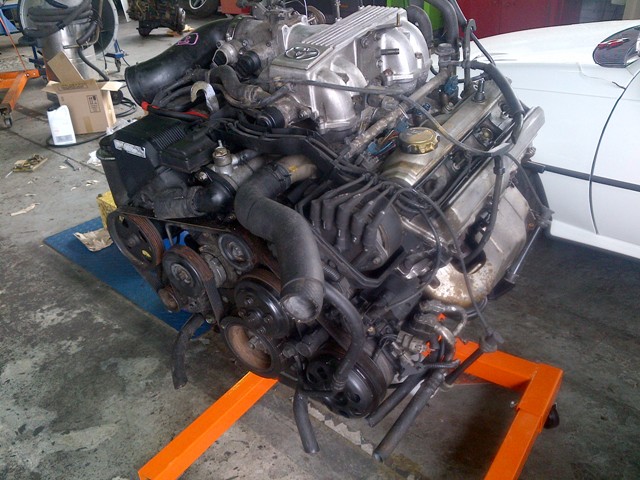 The 195kW version with 10.4:1 compression ratio and VERY dirty