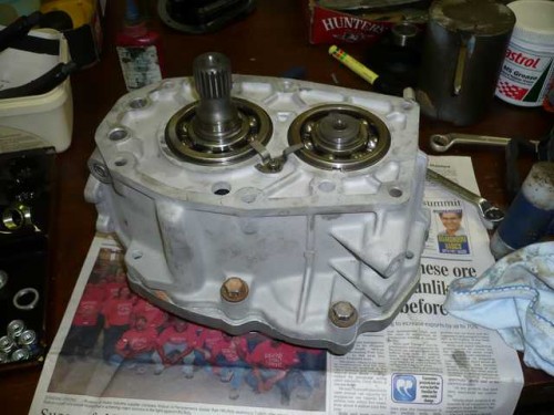 Dual transfer case