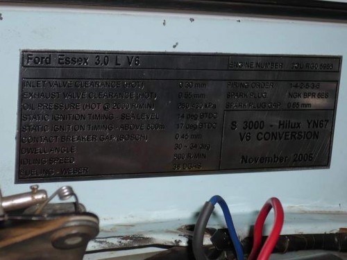 V6 engine spec plate.JPG