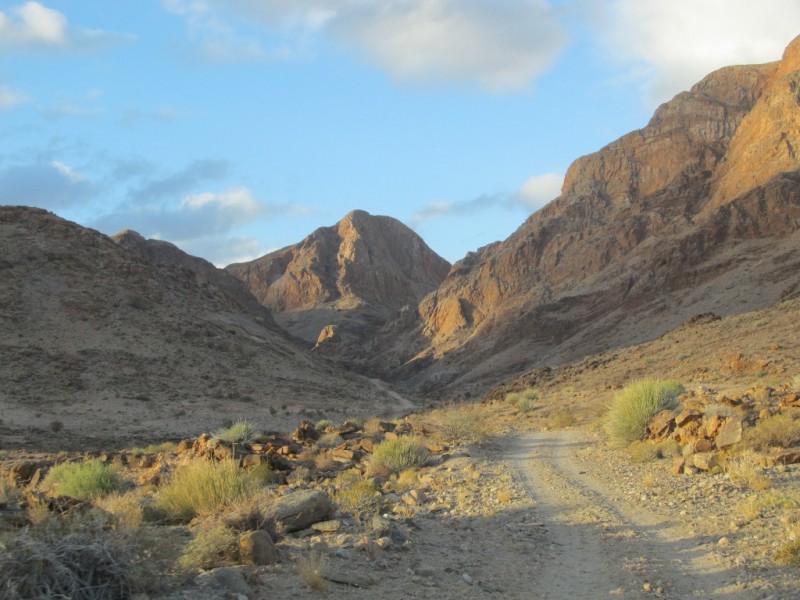 On route to Charles's Pass