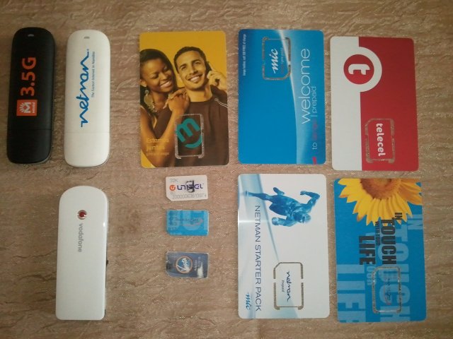 Sim cards..