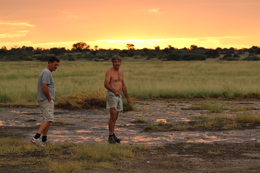 Sunset at the water hole