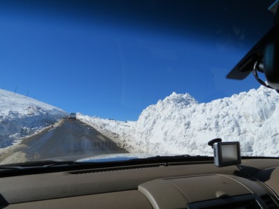 The road at the top of Afriski - July 2012