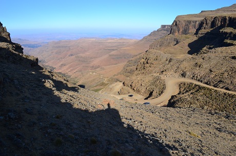 Looking down from the Highest Pub in Africa